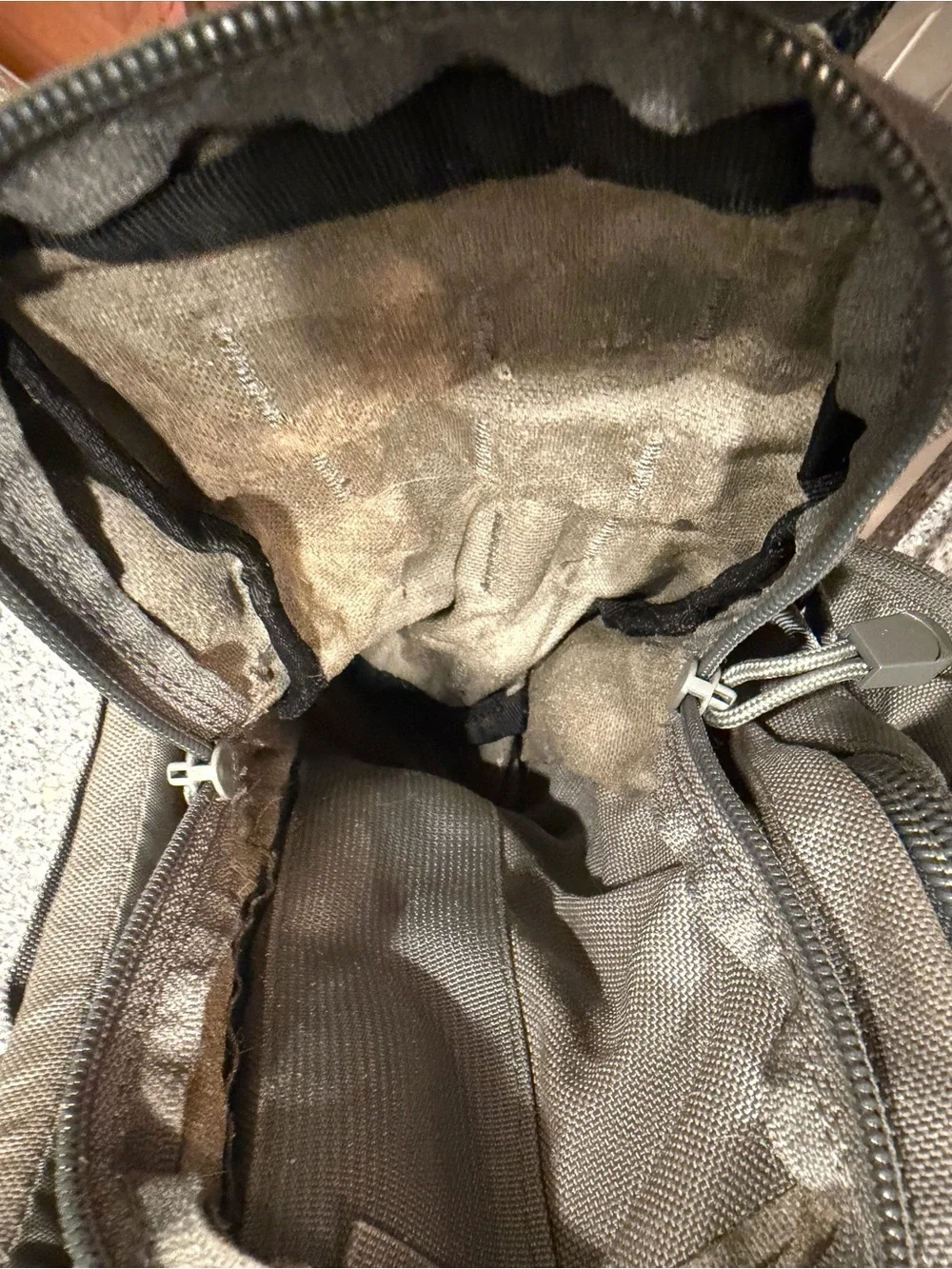 Camelbak Maximum Gear BFM Large Tactical Backpack Gray/Brown Hiking NO BLADDER